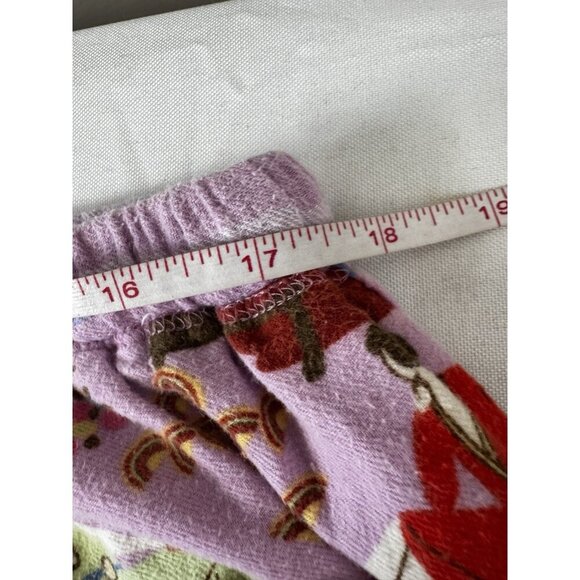 Cruz Womens XL Purple Flannel Pajama Pants Flapper Great Gatsby 20s Cozy Retro - Picture 6 of 8